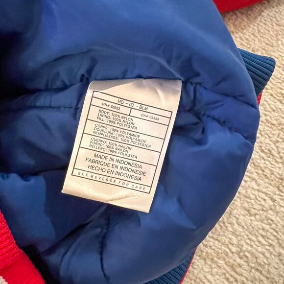 Vintage Philadelphia 76ers Jacket 2XL Blue Y2K Nike NBA Basketball Satin Bomber - Picture 9 of 9